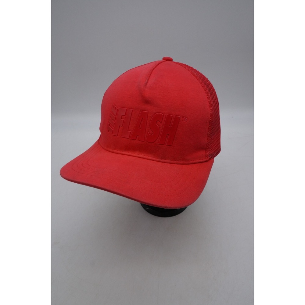 The Flash Snapback Hat Baseball Cap Red DC Comics Justice League Six Flags
